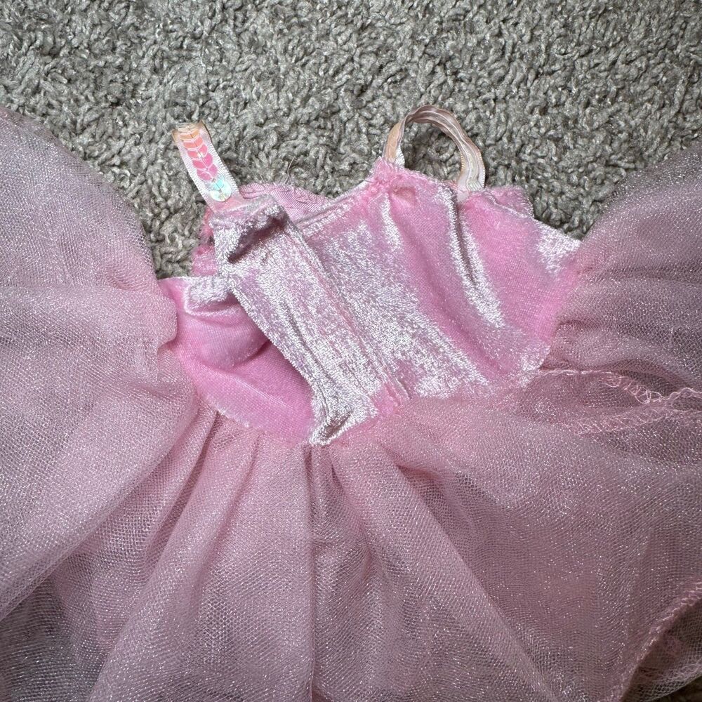 Build a Bear Ballerina Dress Pink Tutu Sparkle w/ Shoes Stuffed Animal Outfit - Picture 8 of 10